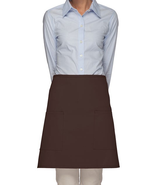 Brown Mid Length Waist Aprons